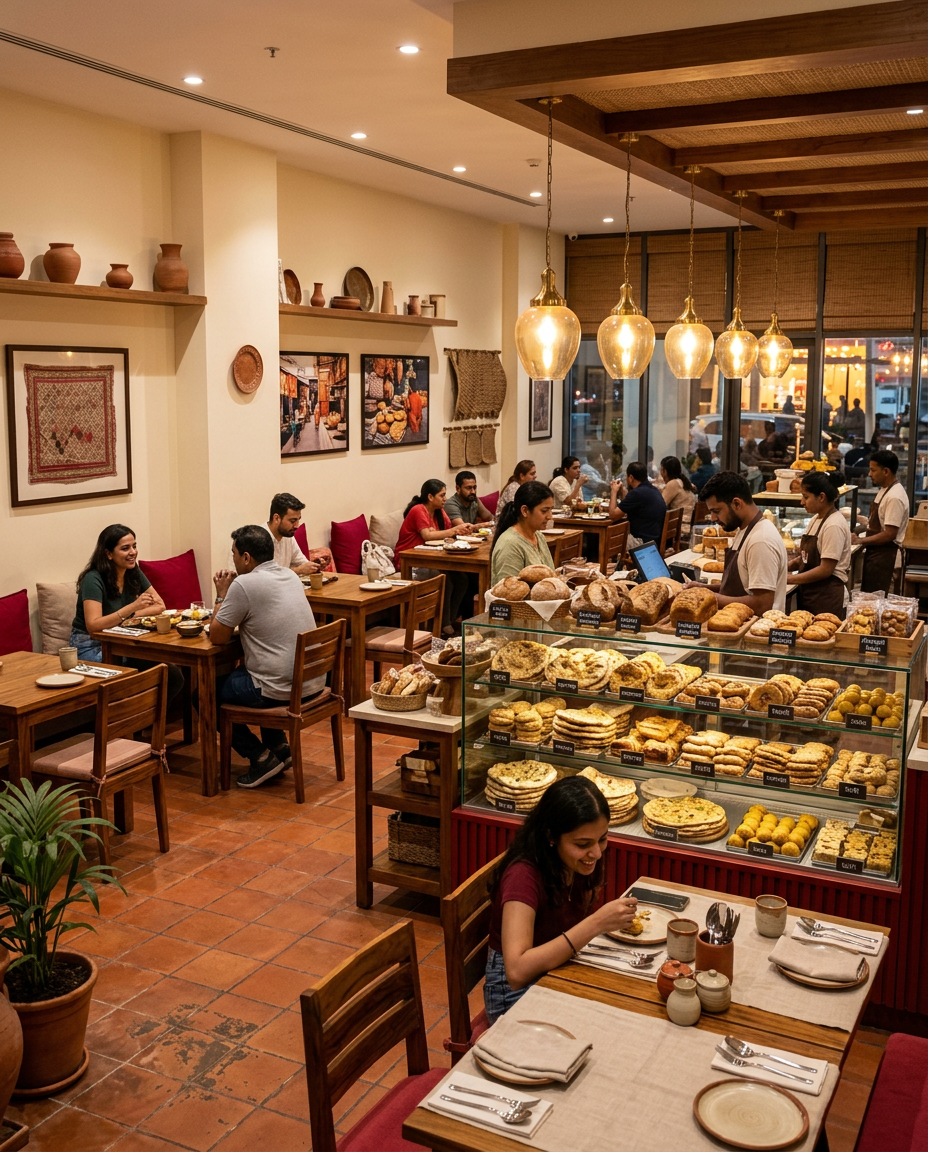 Our warm Oud Mehta dining room
